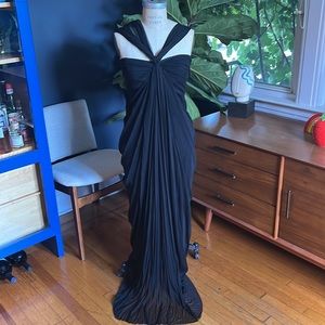 Ema Savahl Couture Black Formal Event Gown/ Dress - L